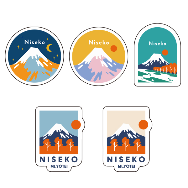 【ニセコ限定】NISEKO　ステッカー（YAYUYO）