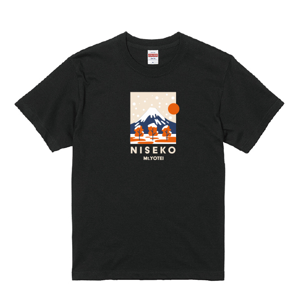 【ニセコ限定】NISEKO　Tシャツ（YAYUYO）黒