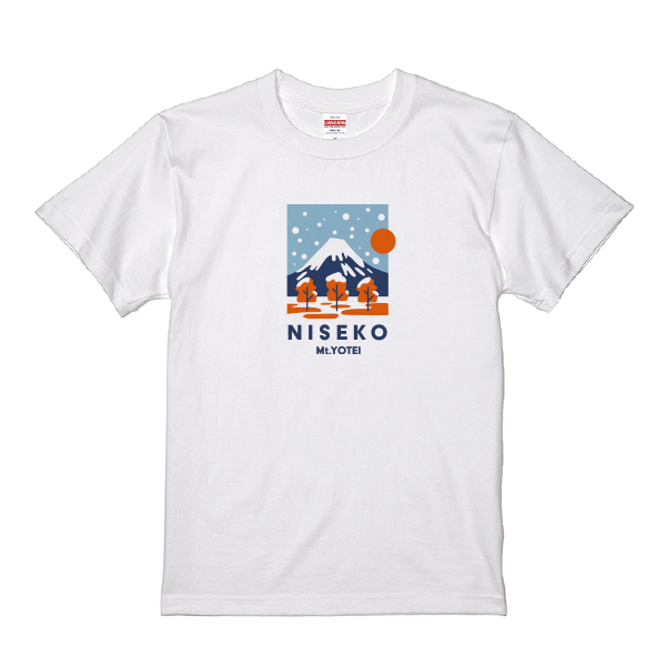 【ニセコ限定】NISEKO　Tシャツ（YAYUYO）白
