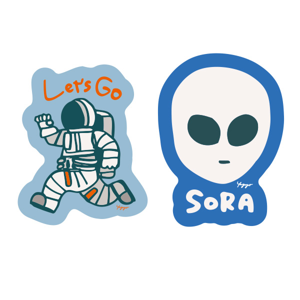 【宇宙（SORA）様限定】宇宙ステッカー