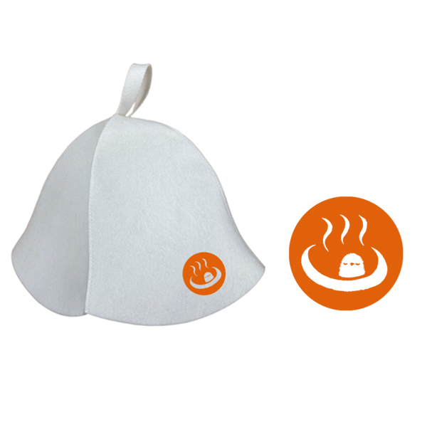 Accotori 【月形温泉ゆりかご様限定】温泉シマエナガ　サウナハット