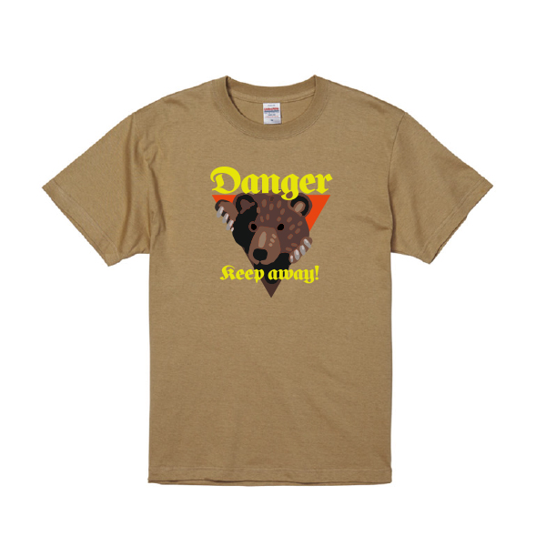 北海道動物標識　Tシャツ　ヒグマ