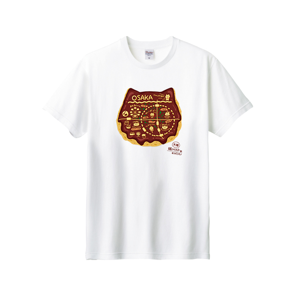 大阪猫MAP　Tシャツ