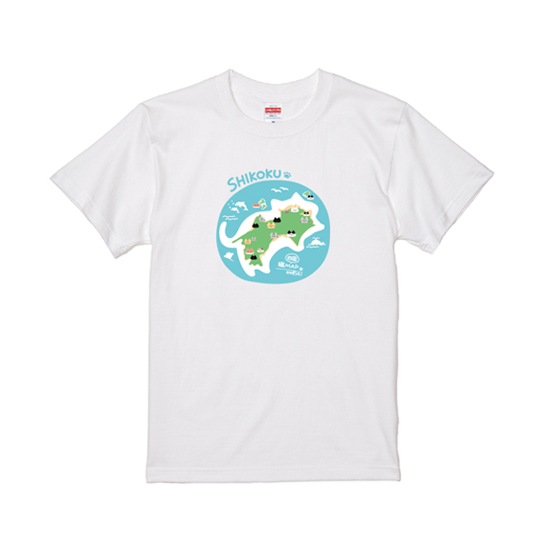 四国猫MAP　Tシャツ