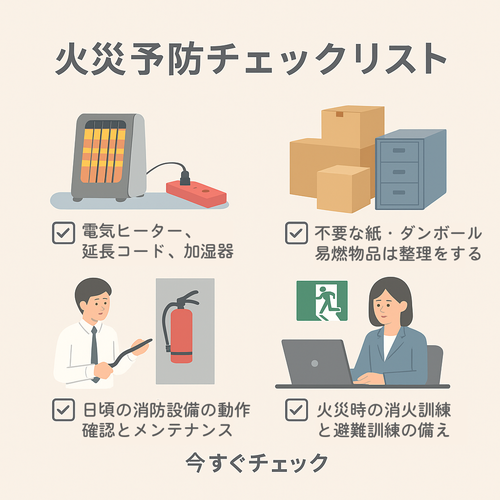 電気機器の点検を