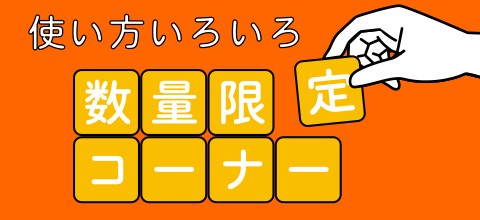 数量限定品コーナー