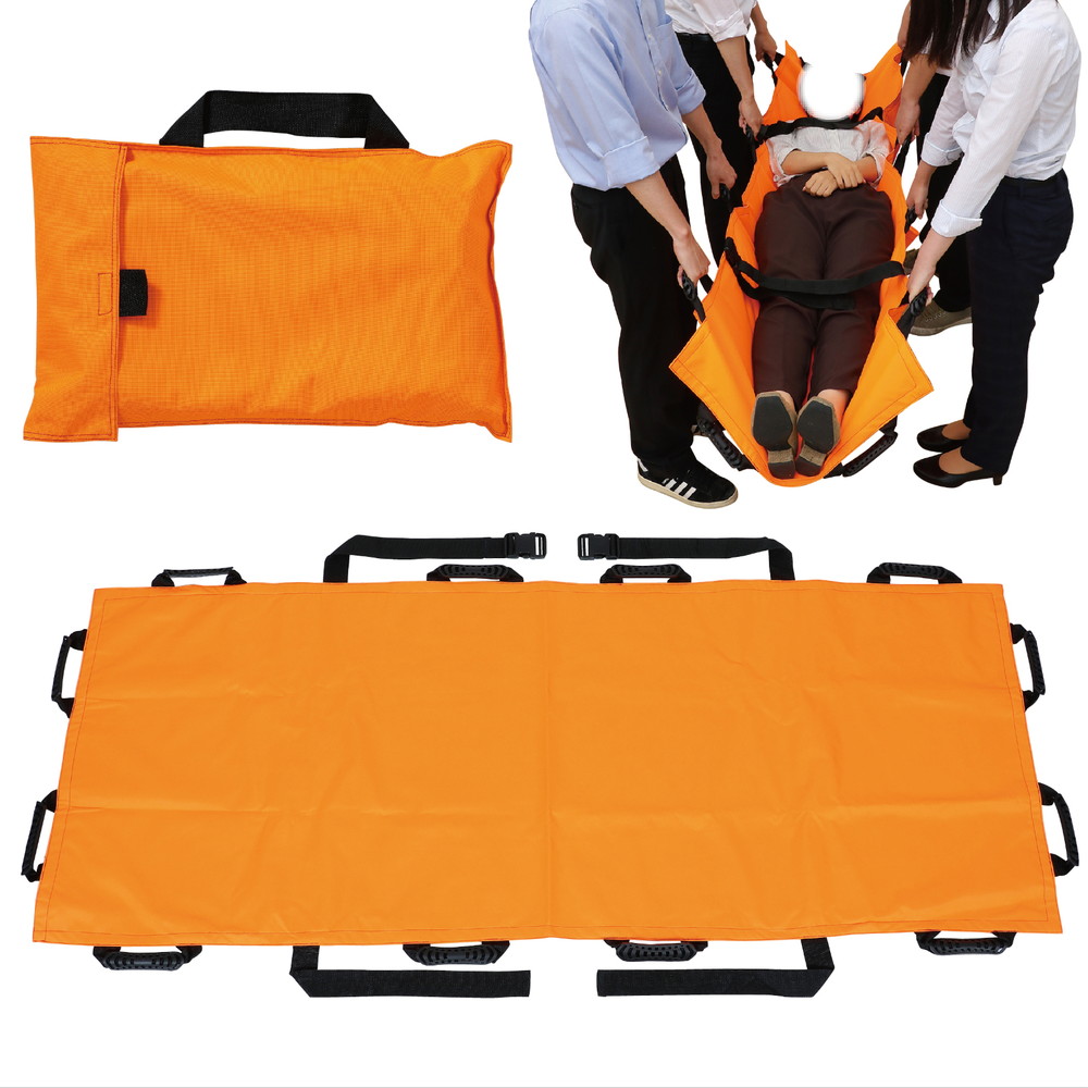 布製防災担架(オレンジ)