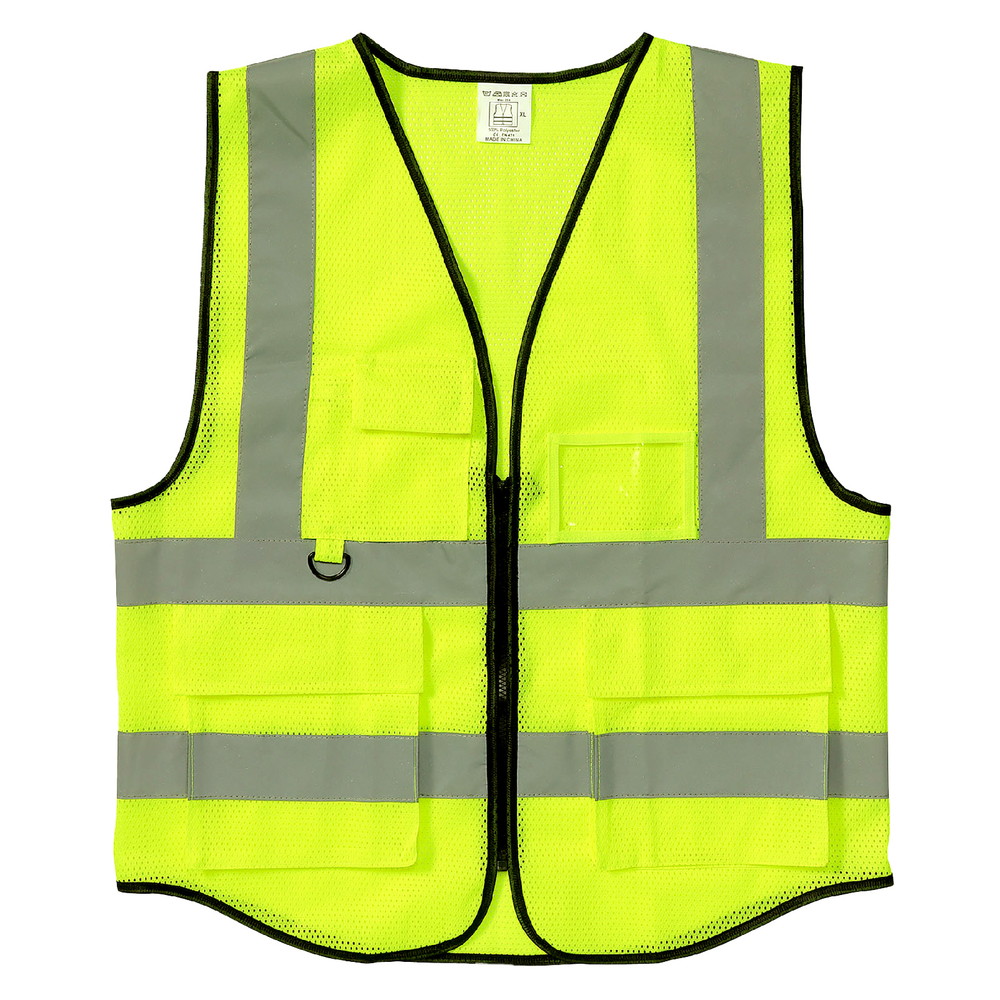 安全反射ベスト　蛍光イエロー