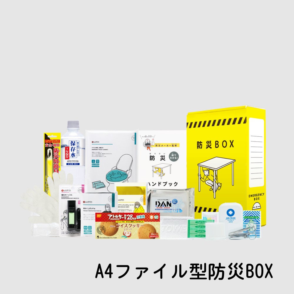 A4ファイル型 防災BOXセット