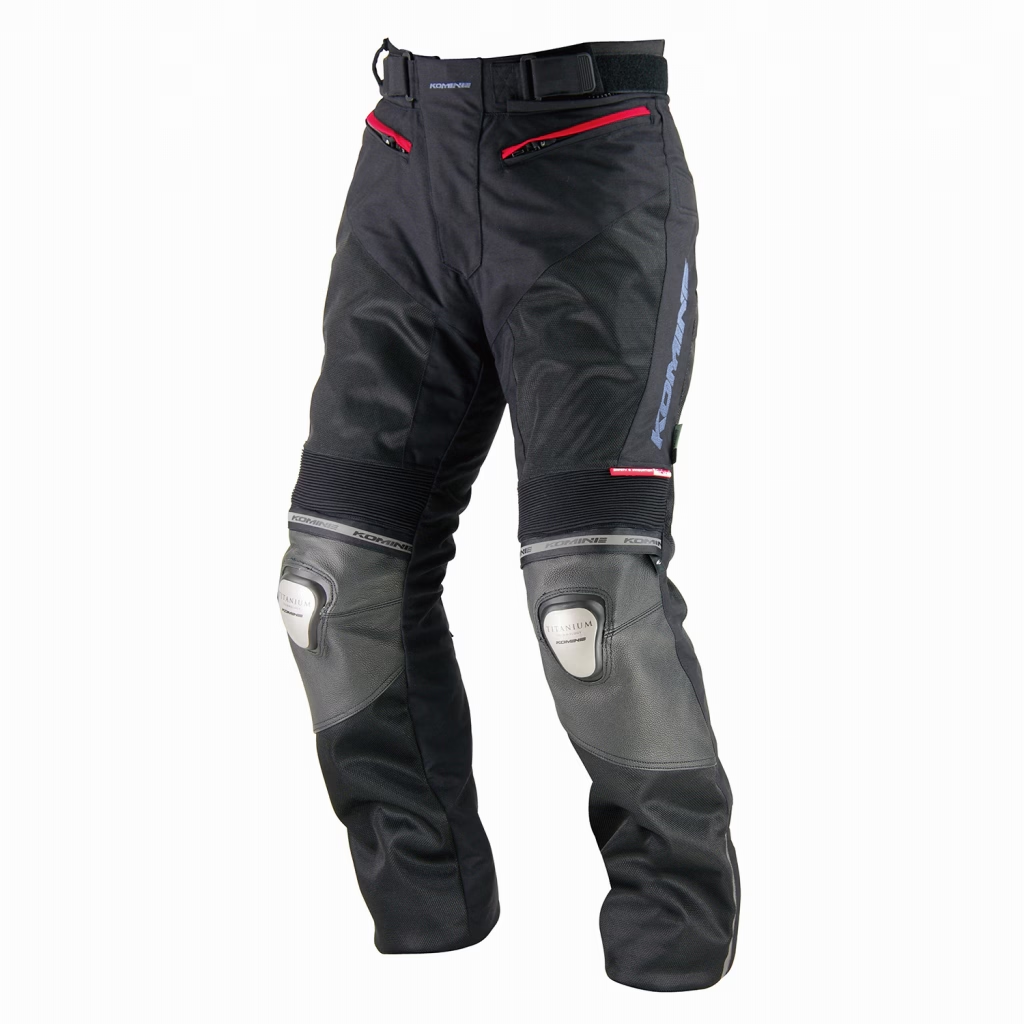 PK-712 チタニウムレザーメッシュパンツ-リーガ