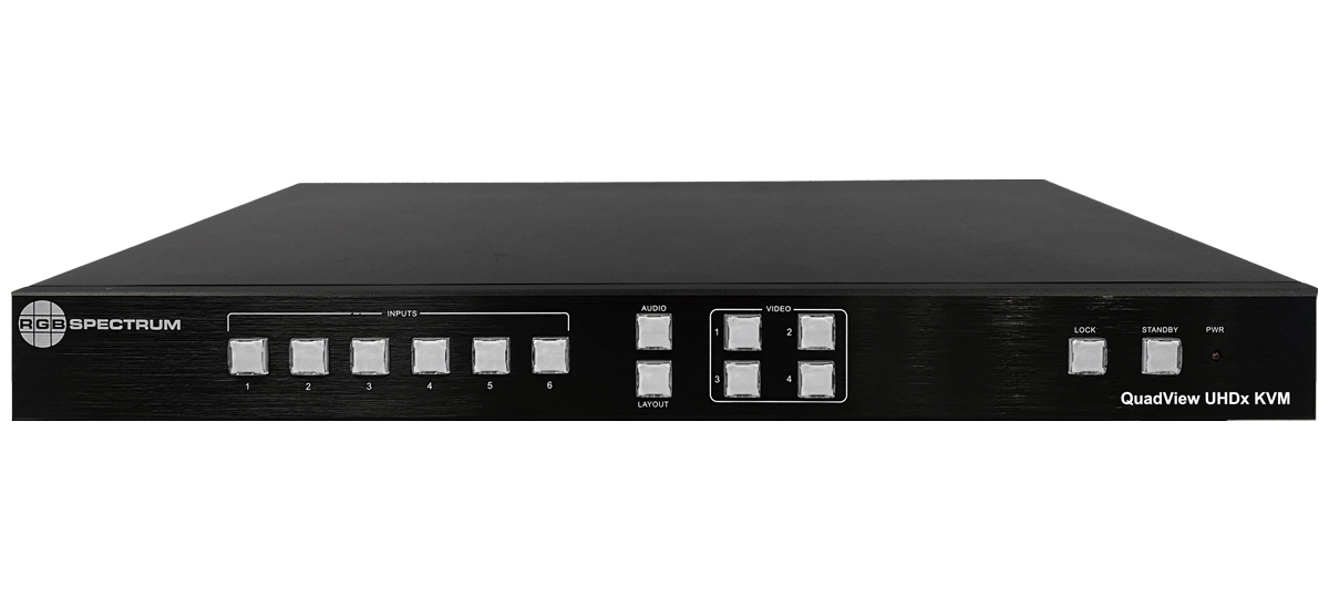 QuadView UHDx KVM Multiviewer