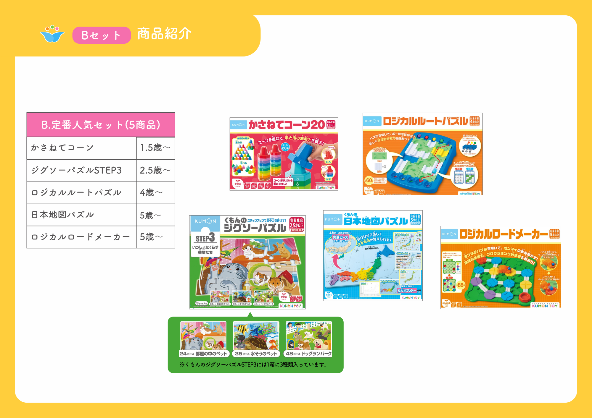 すくえあイベントPKG　Bセット