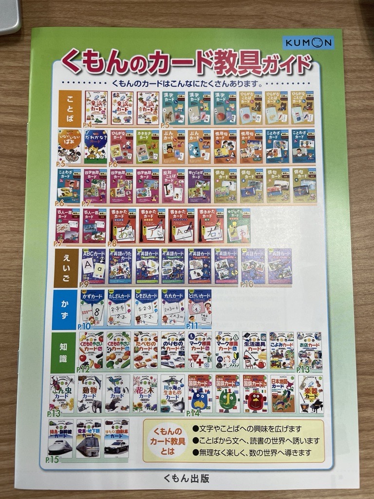 [美品] 公文図鑑カードシリーズ 19種セット くもんのカード,生活知識,自然図鑑 | KUMON SHOP