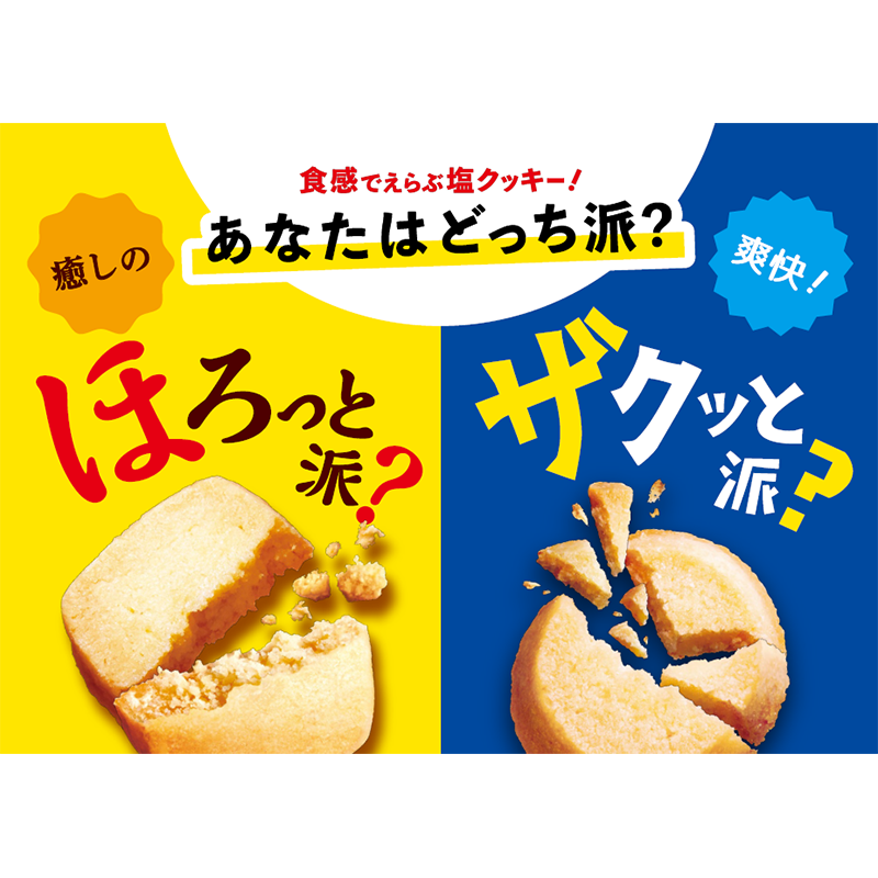 食感で選ぶ塩クッキー