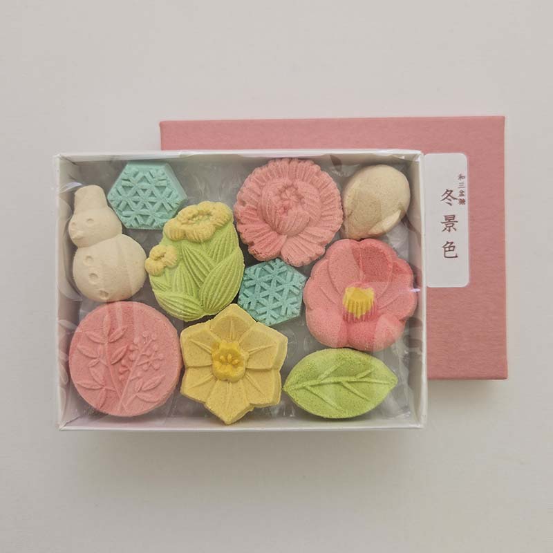 箱入 和三盆 冬景色