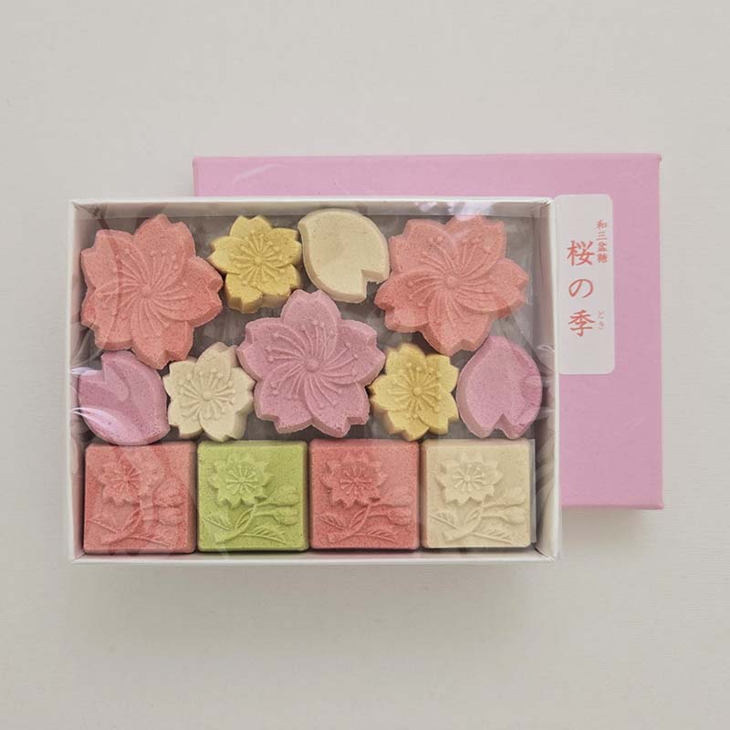 【受付中!1月下旬から出荷ｽﾀｰﾄ】箱入 和三盆 桜の季