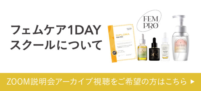 フェムケア1DAYスクールについて。ZOOM説明会アーカイブ視聴をご希望の方はこちら