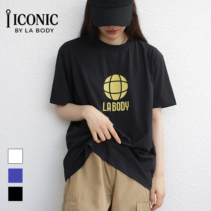LABODY ICONIC Tシャツ 吸水速乾  ブラック ホワイト ブルー　Mサイズ Lサイズ LLサイズ　ユニセックス