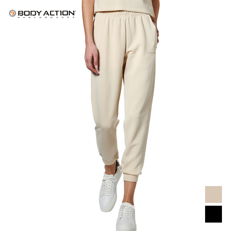 BODY ACTION ボディアクション  ジョガー ストレッチパンツ  レディース BK SAND　XSサイズ　Sサイズ