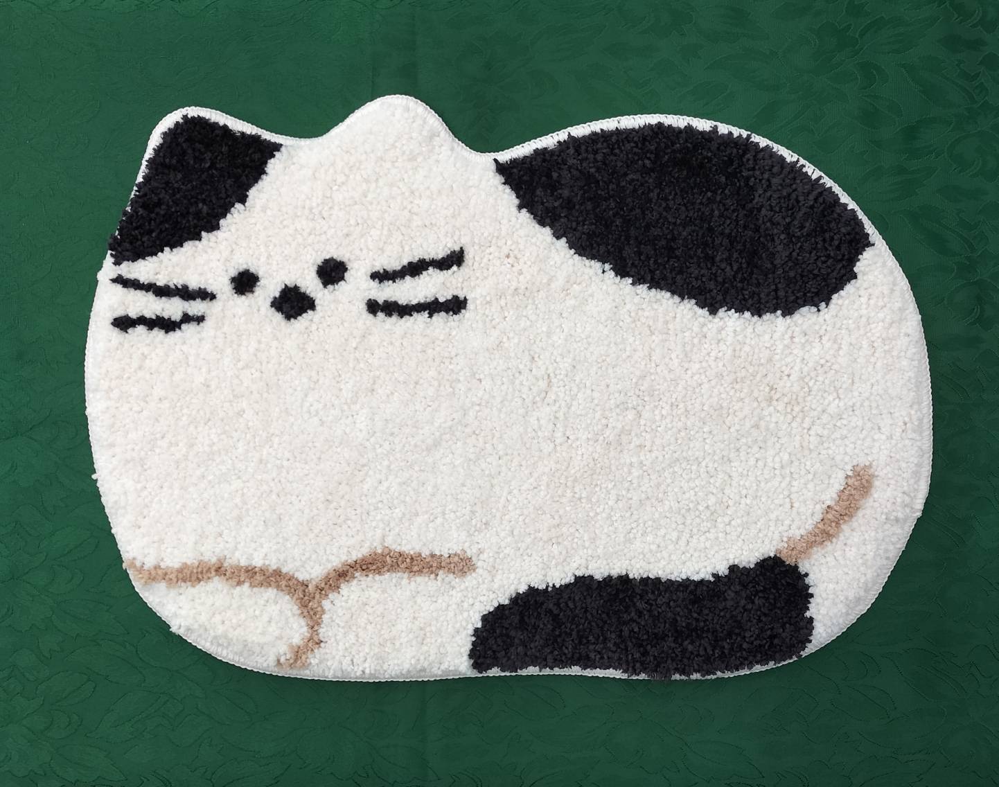 【数量限定】ルームマット　ぶちねこちゃん35×55cm　玄関バス洗面所ペット
