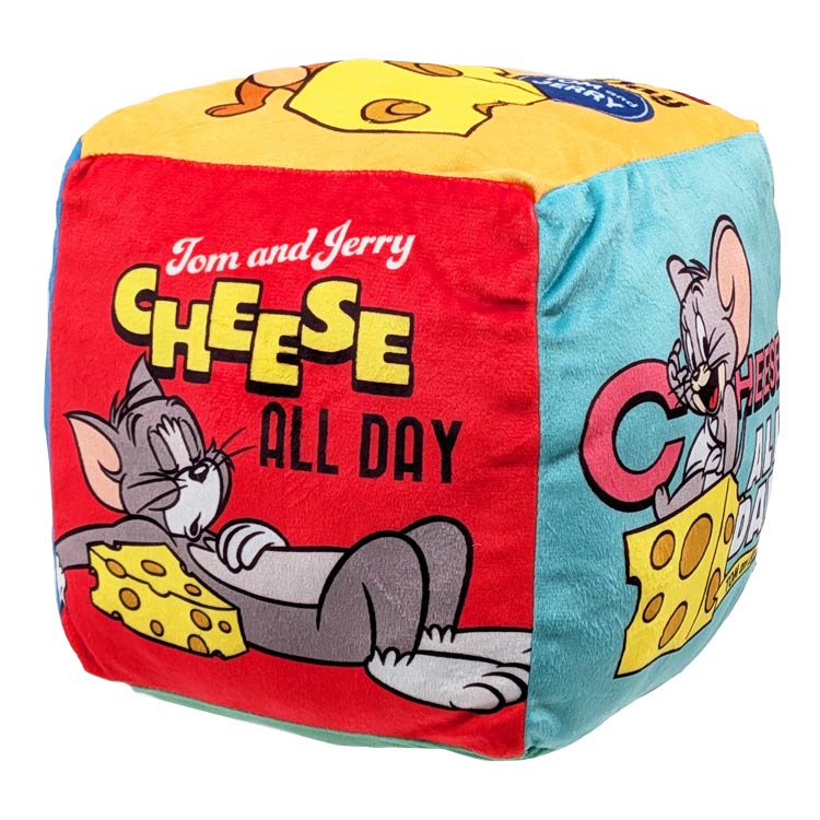 トムとジェリー サイコロクッション CHEESE FUN！