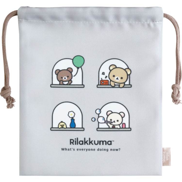リラックマ 巾着 トラベルシリーズ
