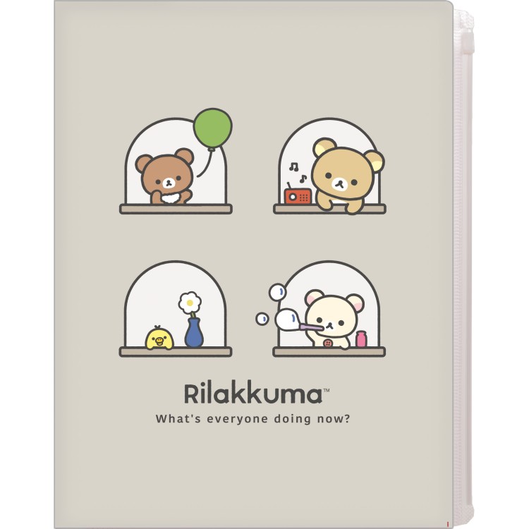 リラックマ A4クリアホルダー6+1P