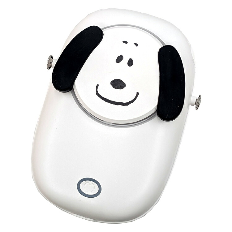 スヌーピー ダイカット首掛ハンズフリーファン Smile Snoopy