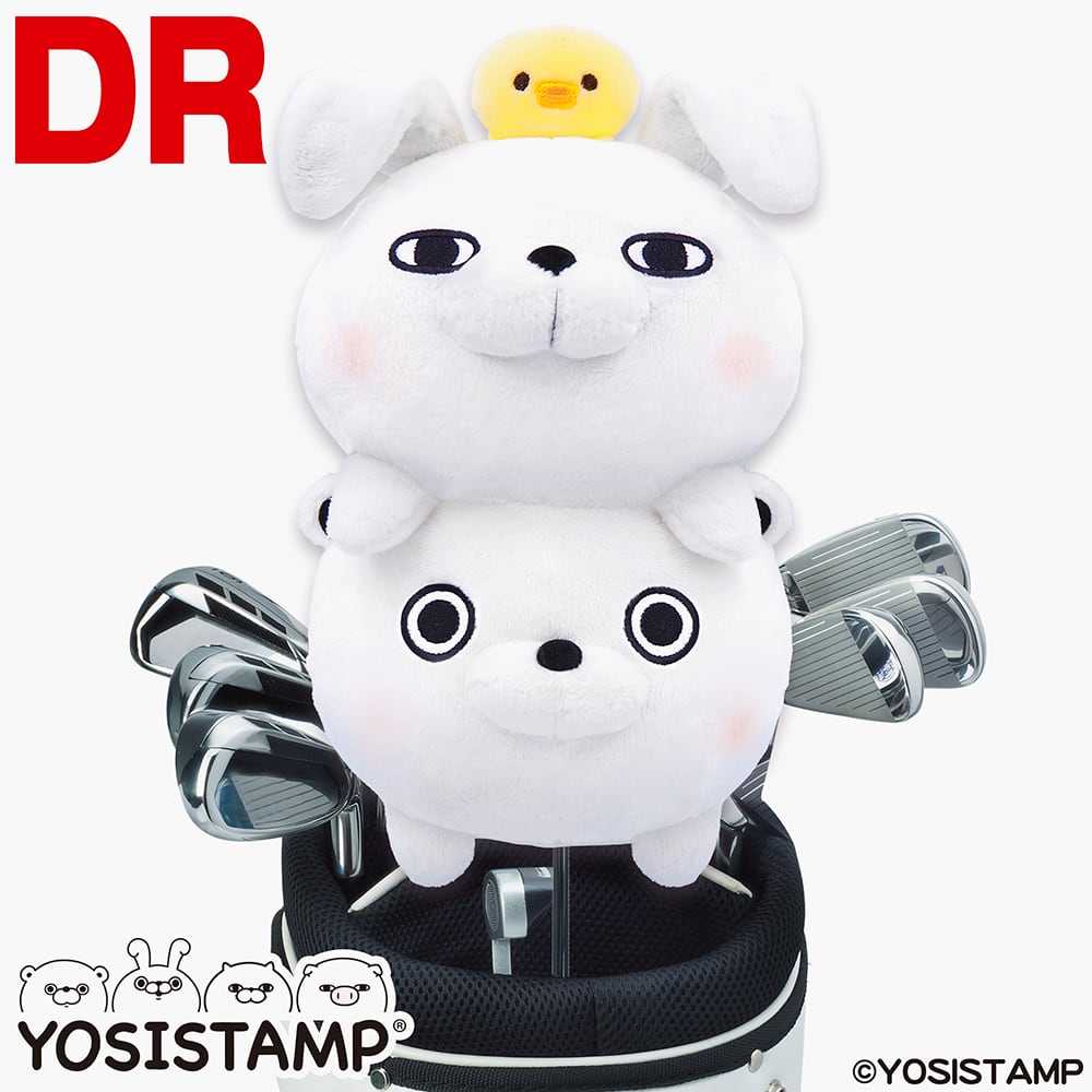 ヨッシースタンプ(うさぎさん&くまさん&ひよこさん)ヘッドカバーDR用