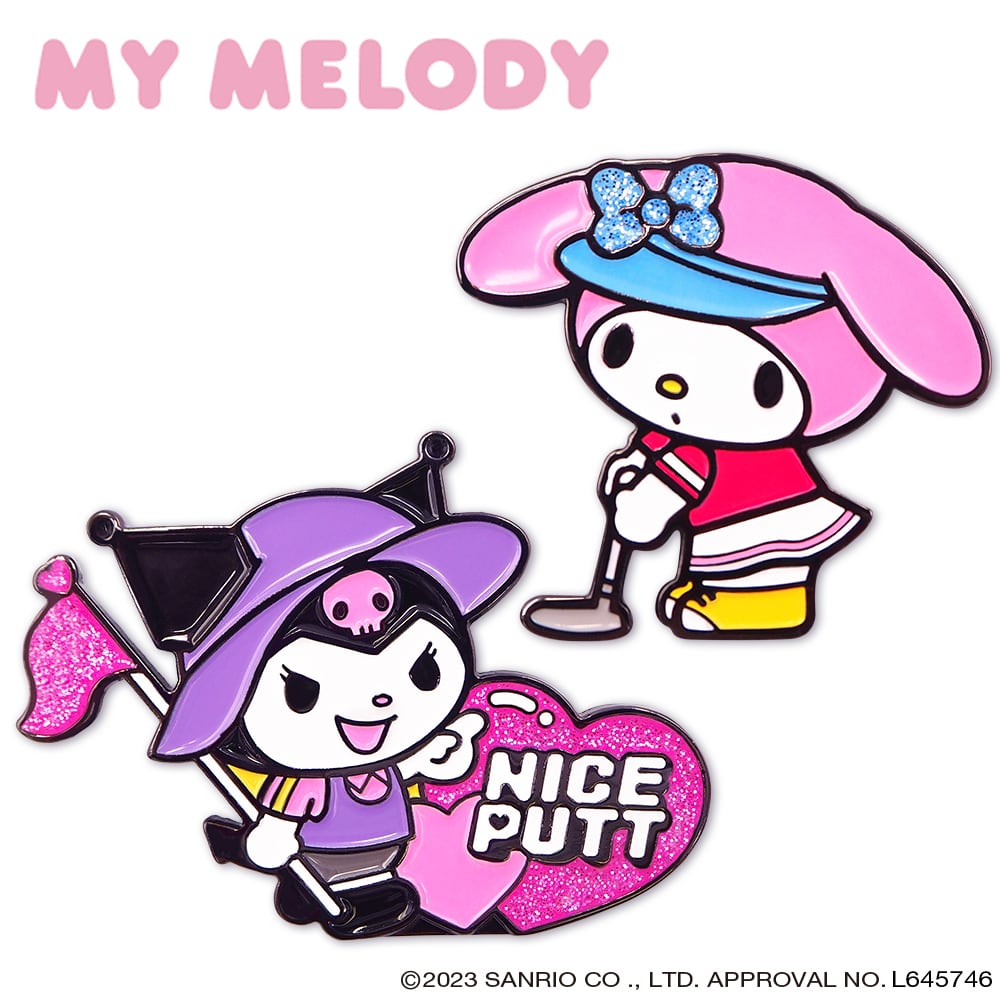 マイメロディ&クロミ ゴルフマーカー