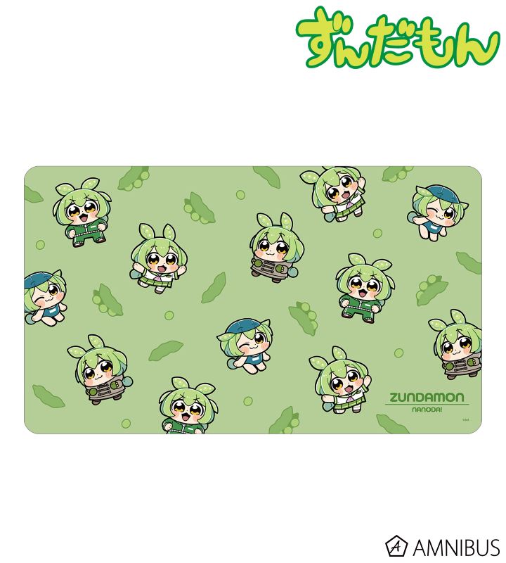 【アルマビアンカ】ずんだもん 大川ぶくぶさんイラスト 集合 スクールver. マルチデスクマット