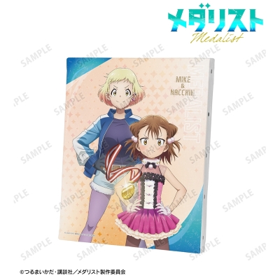 【アルマビアンカ】TVアニメ「メダリスト」 三家田涼佳＆那智鞠緒 ペアビジュアル キャンバスボード