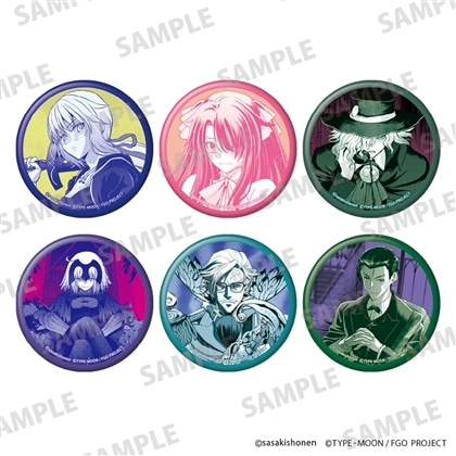 【KADOKAWA】「Fate/Grand Order -Epic of Remnant- 亜種特異点I 悪性隔絶魔境 新宿 新宿幻霊事件」トレーディング缶バッジ 1BOX入数：6