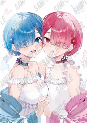 【KADOKAWA】「Re：ゼロから始める異世界生活」B2タペストリー ラム＆レム_水瀬レイ(C108)