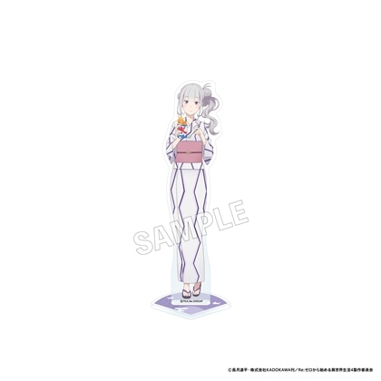 【KADOKAWA】「Re：ゼロから始める異世界生活」アクリルスタンドフィギュア お祭り ver. エミリア