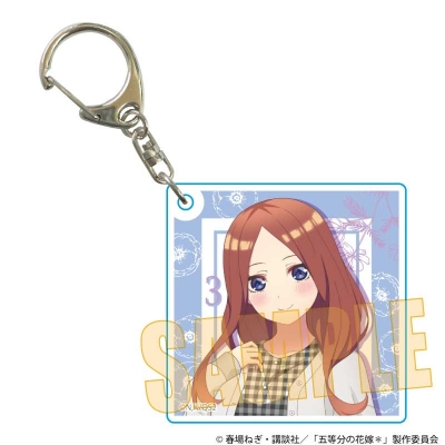 【ベルハウス】アクリルキーホルダー 五等分の花嫁＊/中野 三玖 5年後も五つ子はずっといっしょver.