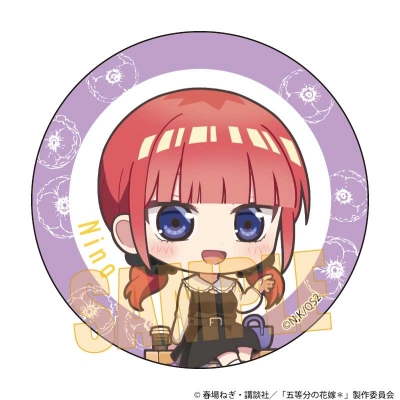 【ベルハウス】缶バッジ 五等分の花嫁＊/中野 二乃 5年後も五つ子はずっといっしょver.