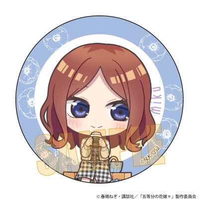 【ベルハウス】缶バッジ 五等分の花嫁＊/中野 三玖 5年後も五つ子はずっといっしょver.