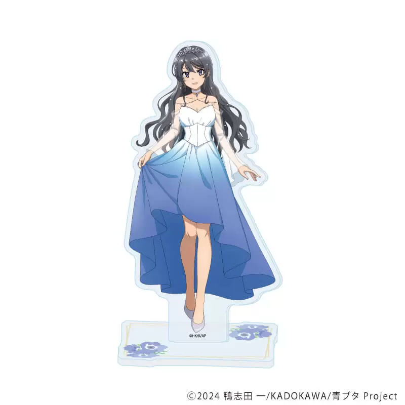 【A3】アクリルスタンド「『青春ブタ野郎』シリーズ」08/桜島麻衣 フラワードレスver.(描き下ろしイラスト)