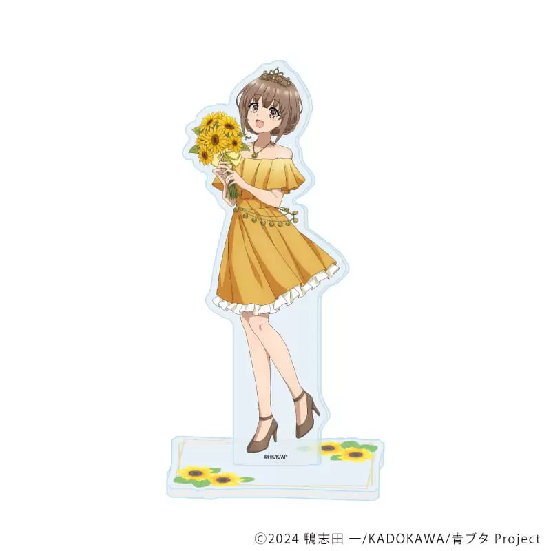 【A3】アクリルスタンド「『青春ブタ野郎』シリーズ」10/梓川花楓 フラワードレスver.(描き下ろしイラスト)
