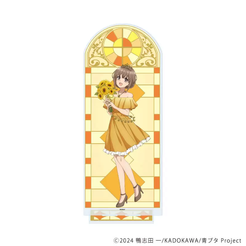【A3】BIGアクリルスタンド「『青春ブタ野郎』シリーズ」08/梓川花楓 フラワードレスver.(描き下ろしイラスト)