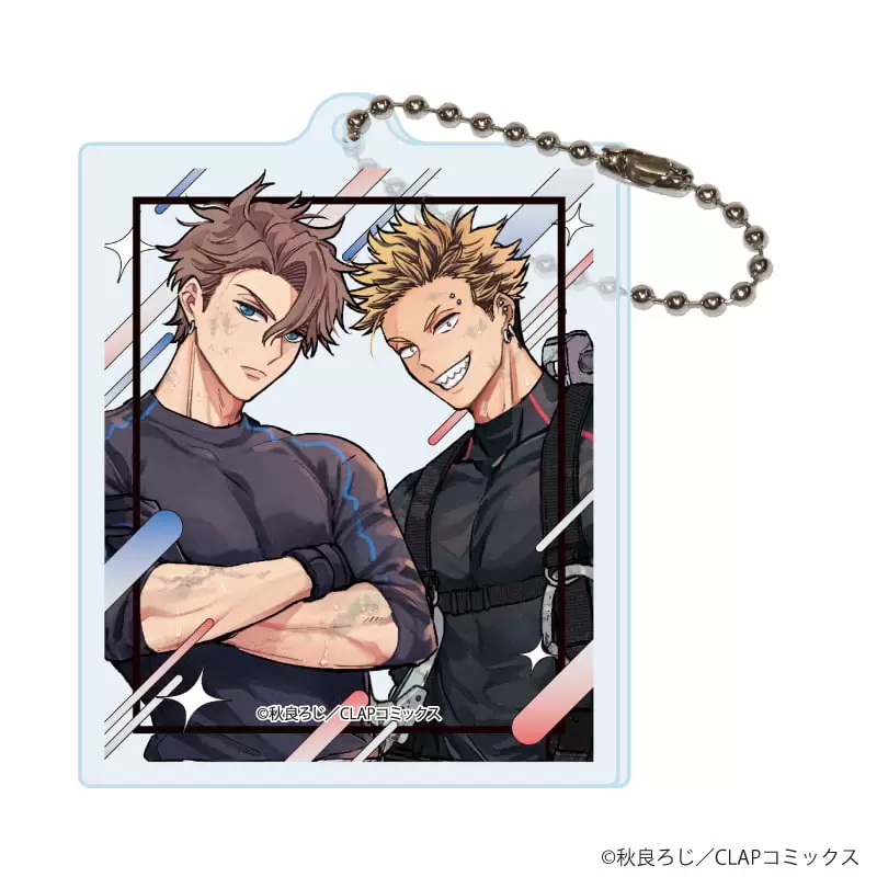 【A3】アクリルキーホルダー「絶対！お前のほうがかわいいくせに」01/奈良征二＆神戸一輝(描き下ろしイラスト)