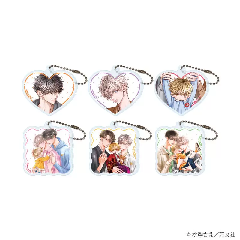 【A3】アクリルキーホルダー「子持ちホストの危険な隣人」01/ブラインド(全6種)(公式＆描き下ろしイラスト) 1BOX入数：6