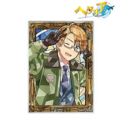 【アルマビアンカ】アニメ「ヘタリア World★Stars」 アメリカ Aure Glass アクリルカード