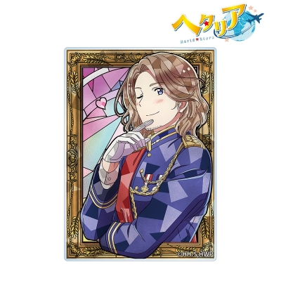 【アルマビアンカ】アニメ「ヘタリア World★Stars」 フランス Aure Glass アクリルカード