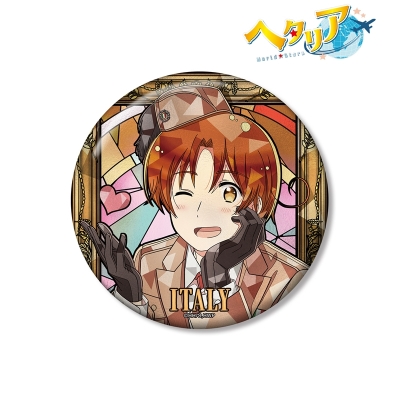 【アルマビアンカ】アニメ「ヘタリア World★Stars」 イタリア Aure Glass 100mm缶バッジ