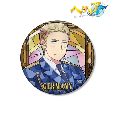 【アルマビアンカ】アニメ「ヘタリア World★Stars」 ドイツ Aure Glass 100mm缶バッジ
