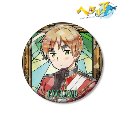【アルマビアンカ】アニメ「ヘタリア World★Stars」 イギリス Aure Glass 100mm缶バッジ