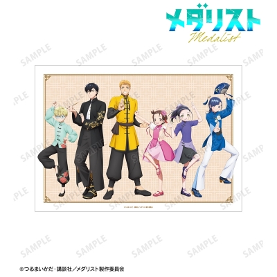 【アルマビアンカ】TVアニメ「メダリスト」 描き下ろし 集合 チャイナ服ver. A3マット加工ポスター