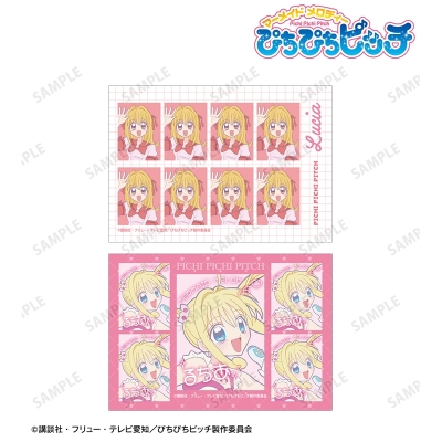 【アルマビアンカ】アニメ「ぴちぴちピッチ」 るちあ プリントシール風ブロマイド2枚セット